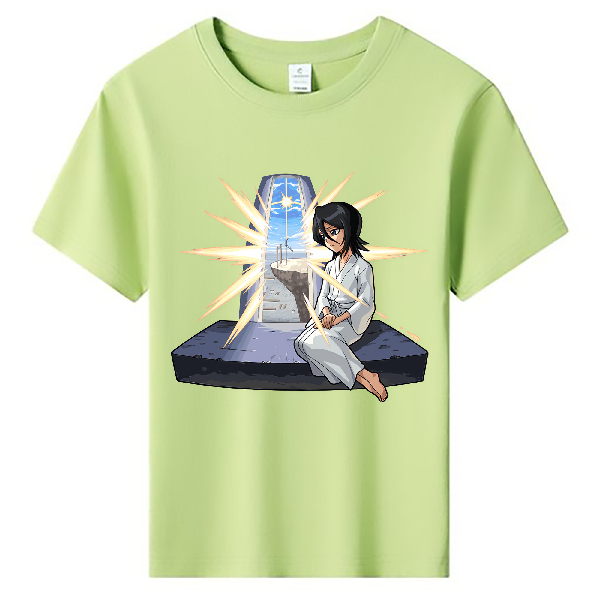 （画像用） ブリーチ 朽木ルキア BLEACH Kuchiki Rukia 綿100％キッズTシャツ（フロントプリント）